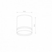 CRES 10480 Lampa sufitowa Nowodvorski Lighting