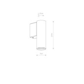 FOURTY WALL S 10889 Kinkiet Nowodvorski Lighting