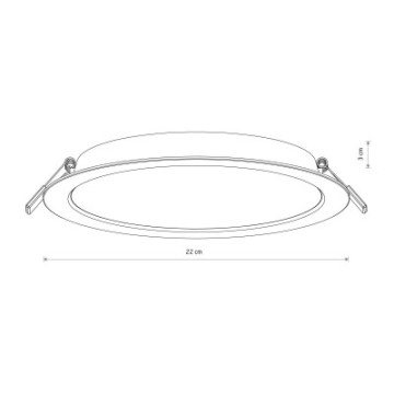 MYKONOS LED 24W 10545 Lampa sufitowa Nowodvorski Lighting