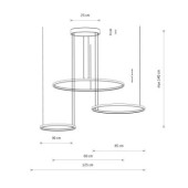 CIRCOLO LED 10817 Lampa wisząca Nowodvorski Lighting