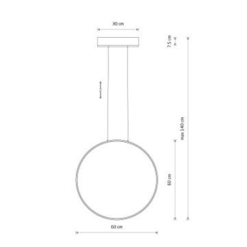 CIRCOLO LED M 10861 Lampa wisząca Nowodvorski Lighting