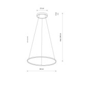 CIRCOLO LED M 10812 Lampa wisząca Nowodvorski Lighting