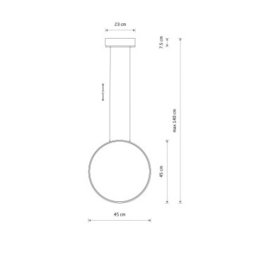 CIRCOLO LED S 10860 Lampa wisząca Nowodvorski Lighting