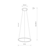 CIRCOLO LED S 10863 Lampa wisząca Nowodvorski Lighting