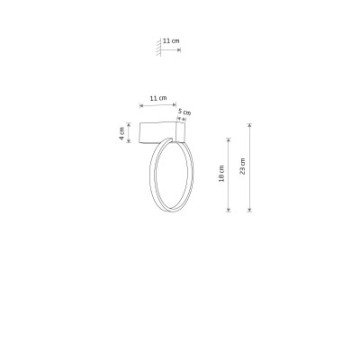 CIRCOLO LED XS 10858 Kinkiet Nowodvorski Lighting