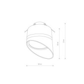 VIS 10486 Lampa sufitowa Nowodvorski Lighting