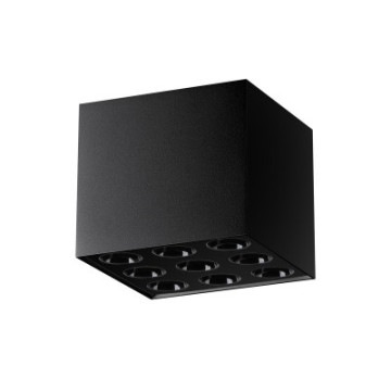 Plafon OZZY czarny LED Sollux