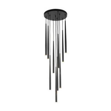 10114 Piano Black Lampa...