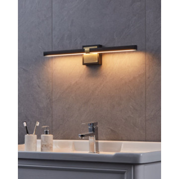 peguera kinkiet nad lustro 60 cm czarny mosiadz ip44 oprawa lustrzana 900928