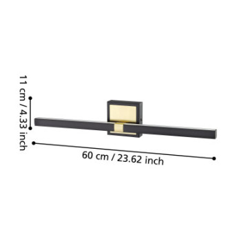 peguera kinkiet nad lustro 60 cm czarny mosiadz ip44 oprawa lustrzana 900928_5