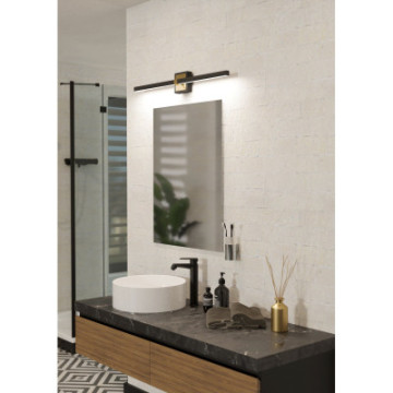 peguera kinkiet nad lustro 80 cm czarny mosiadz ip44 oprawa lustrzana 900929