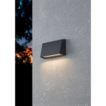 spongano lampa scienna kinkiet zewnetrzny led czarny ip65 900887_2