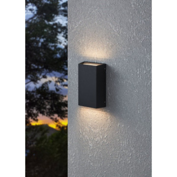spongano lampa scienna kinkiet zewnetrzny led czarny ip65 900886_2