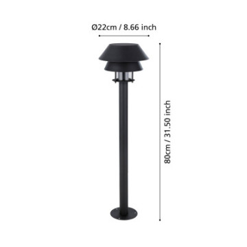 chiappera slupek oswietleniowy e27 80 cm czarny zewnetrzna lampa stojaca 900803_4