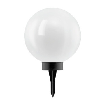 lampa solarna kula 25 cm oprawa solarna ze szpikulcem 22443