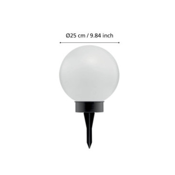 lampa solarna kula 25 cm oprawa solarna ze szpikulcem 22443_5