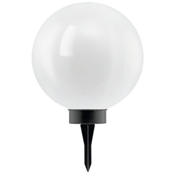 lampa solarna kula 30 cm oprawa solarna ze szpikulcem 22444