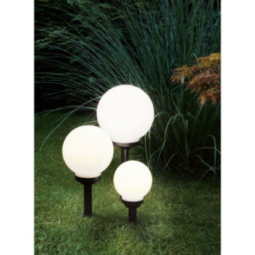 zestaw trzy kule ogrodowe solarne ze szpikulcem lampa solarna oprawa solarna 48483_2