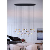 dracera lampa wiszaca led czarno zlota 390343 390343_6