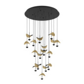 dracera lampa wiszaca led czarno zlota 390341 390341_2