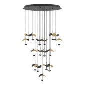 dracera lampa wiszaca led czarno zlota 390341 390341_4