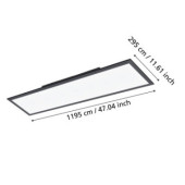 salobrena 1 oprawa sufitowa 120x30 cm 4000k plafon czarny 900821_5