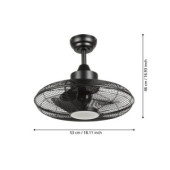 igeldo wentylator sufitowy z oswietleniem led czarny 35133_6