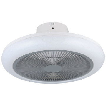 kostrena wentylator sufitowy z oswietleniem led bialy szary 35138