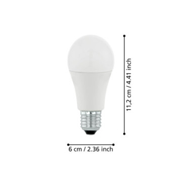 Zarowka led e27 11w 3000k 1055lm mleczna a60 Sciemnialna 110135_4