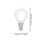 Zarowka led e14 7w 2700k 806lm mleczna p45 kulka 110047_4