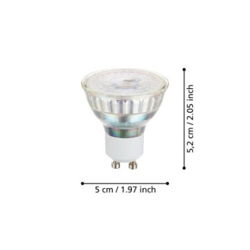 Zarowka led gu10 2x3w 3000k 345lm smd 110147_4