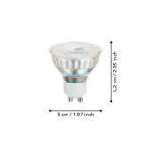 Zarowka led gu10 2x3w 3000k 345lm smd 110147_4