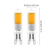 Zarowka led g9 2x2w 3000k 200lm 110152_5