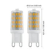 Zarowka led g9 2x3w 4000k 320lm 110155_4