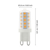 Zarowka led g9 3w 3000k 320lm Sciemnialna 110156_4