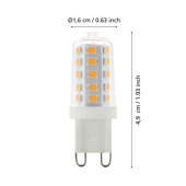 Zarowka led g9 3w 4000k 320lm Sciemnialna 110157_4