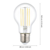 Zarowka led e27 9w 2700k 1055lm przezroczysta a60 sciemnialna 110294_6
