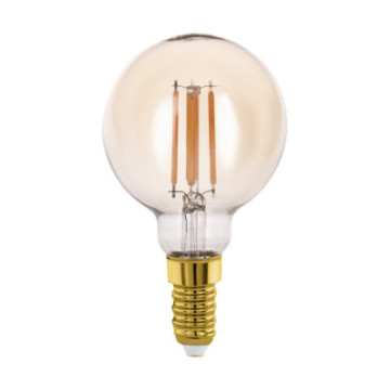 Zarowka led e14 4w 2200k 350lm amber g60 glob 110061_2