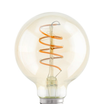 Zarowka led e27 4w 2200k 270lm amber spiral g80 glob 110075_5