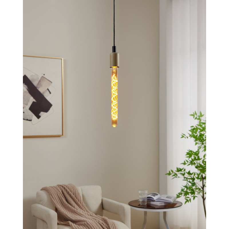 Zarowka led e27 4w 1600k amber t30 zigzag dekoracyjna 110297