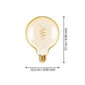 Zarowka led e27 4w 2000k 245lm amber g125 glob 110082_6