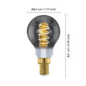 Zarowka led e14 4w 2000k 100lm smoky p45 kulka 110194_4