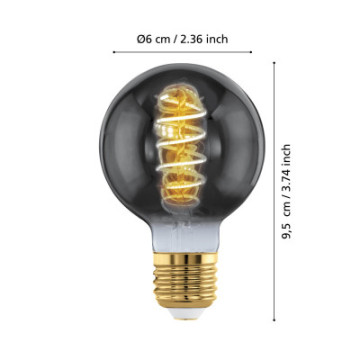 Zarowka led e27 4w 2000k 100lm smoky g60 glob 110195_4