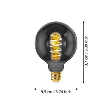 Zarowka led e27 4w 2000k 100lm smoky g95 glob dekoracyjna 110086_6