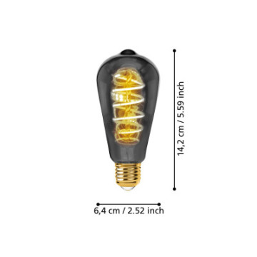 Zarowka led e27 4w 2000k 100lm smoky st64 dekoracyjna 110088_3