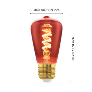 Zarowka led e27 4w 2000k 30lm miedziana st48 dekoracyjna 110199_7