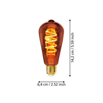 Zarowka led e27 4w 2000k 30lm miedziana st64 dekoracyjna 110094_6