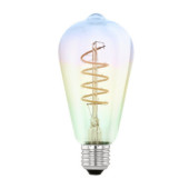 Zarowka led e27 4w 2000k teczowa st64 dekoracyjna 110209