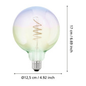 Zarowka led e27 4w 2000k teczowa g125 glob dekoracyjna 110208_6