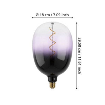 Zarowka led e27 4w 1800k 85lm fioletowa dekoracyjna t180 12554_5